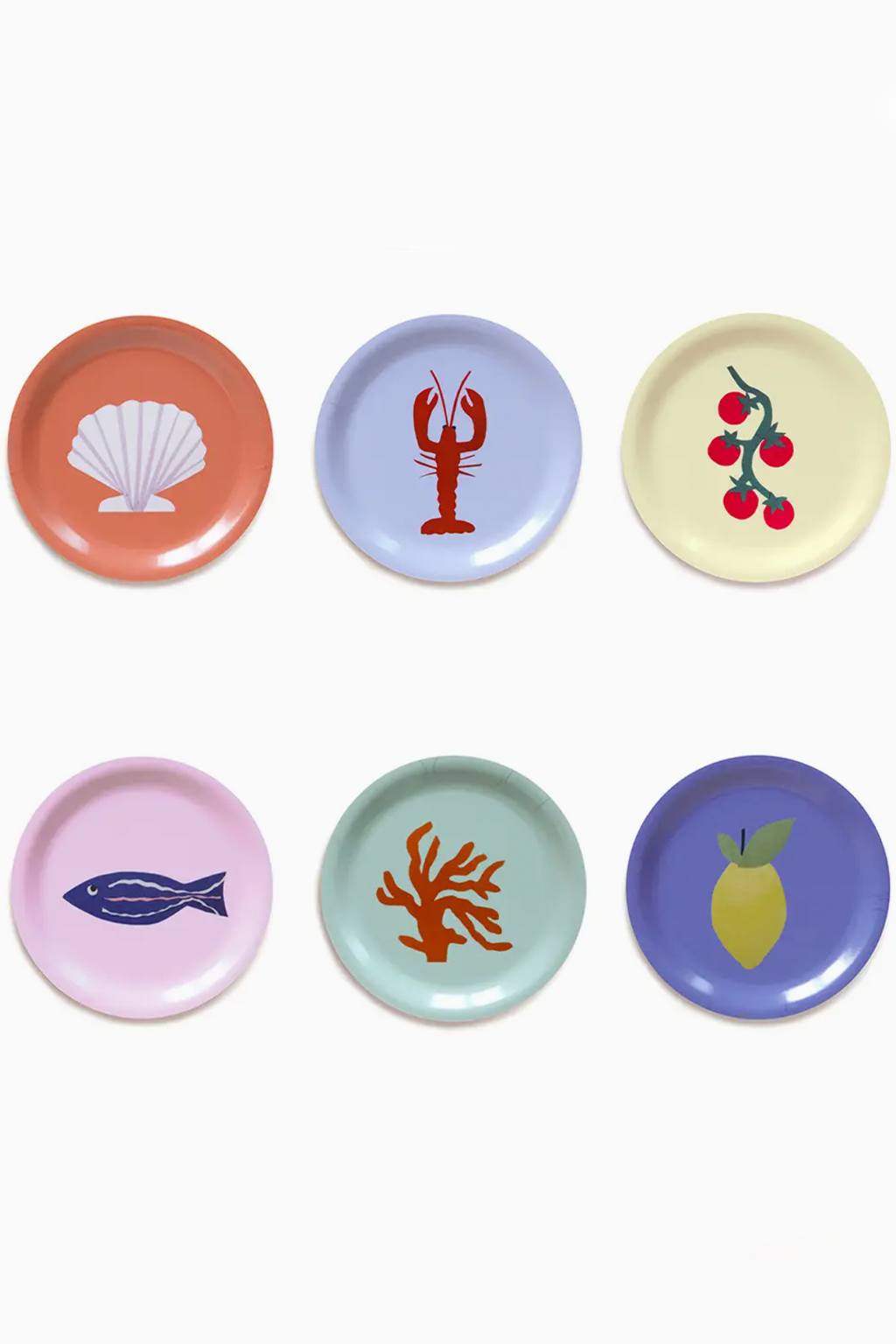 Seaside Lunch Coaster-Assorted