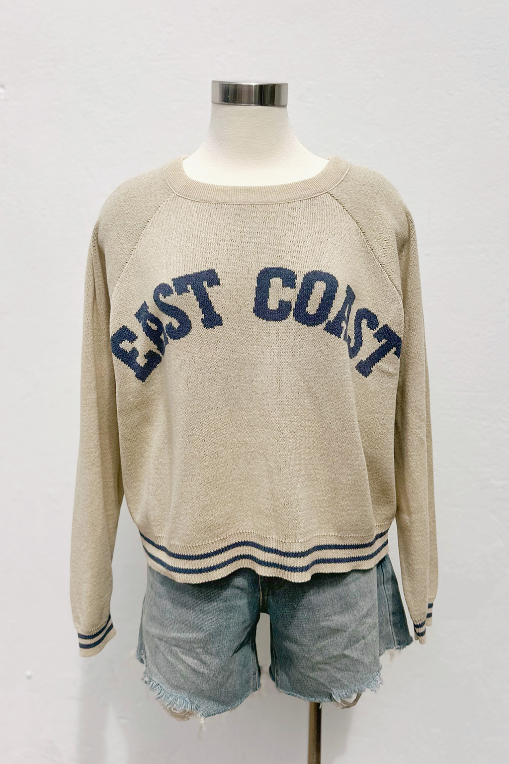 Raglan Sweater Curved East Coast