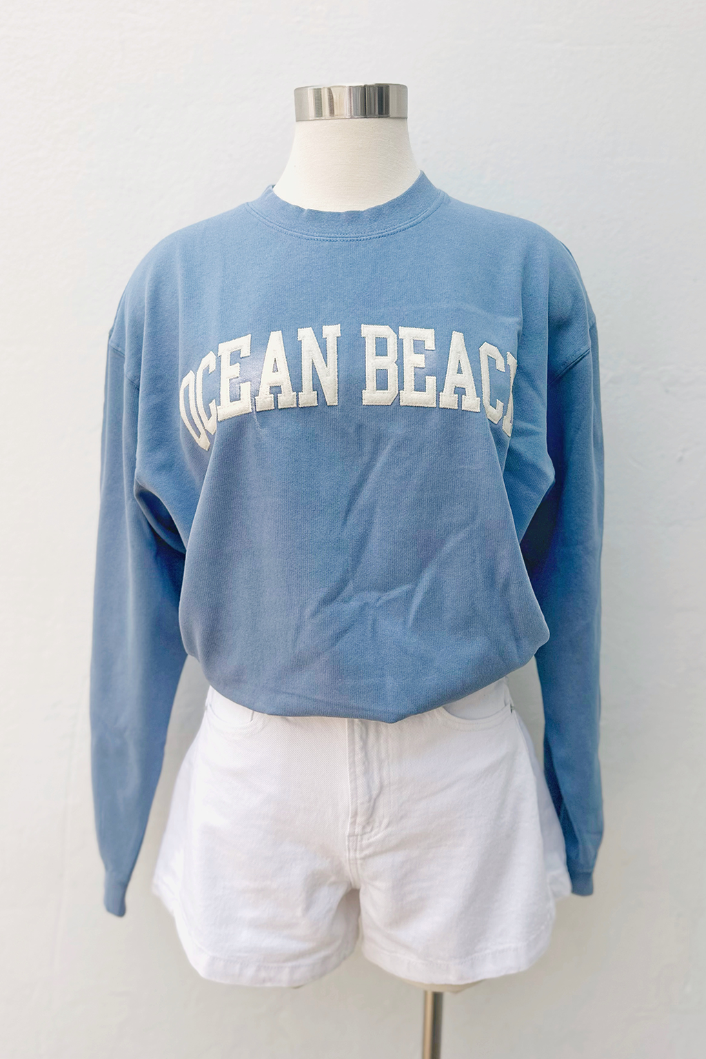 Ocean Beach Applique Crewneck