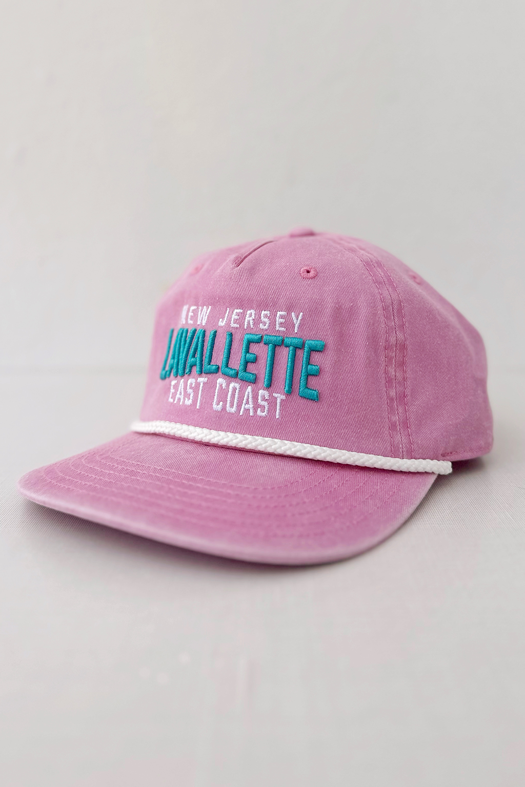 Lavallette Cord Skully Snapback Hat - Pink