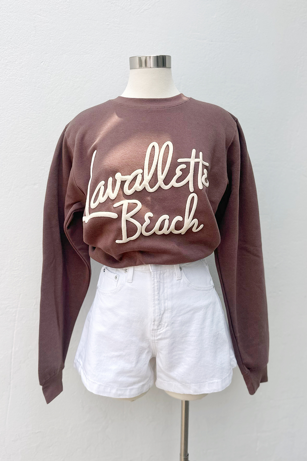 Lavallette Beach Puff Crewneck