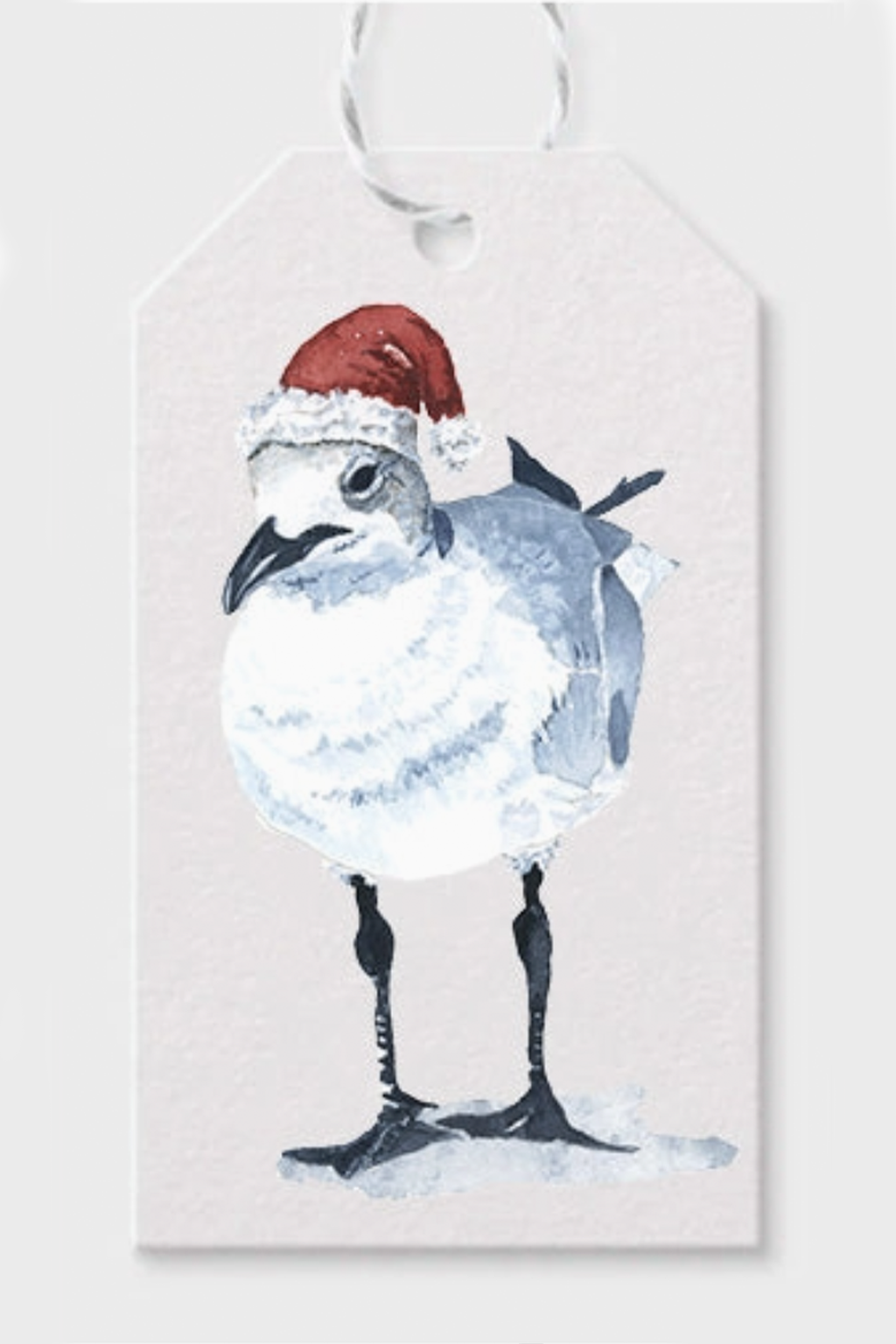Holiday Seagull Gift Tag