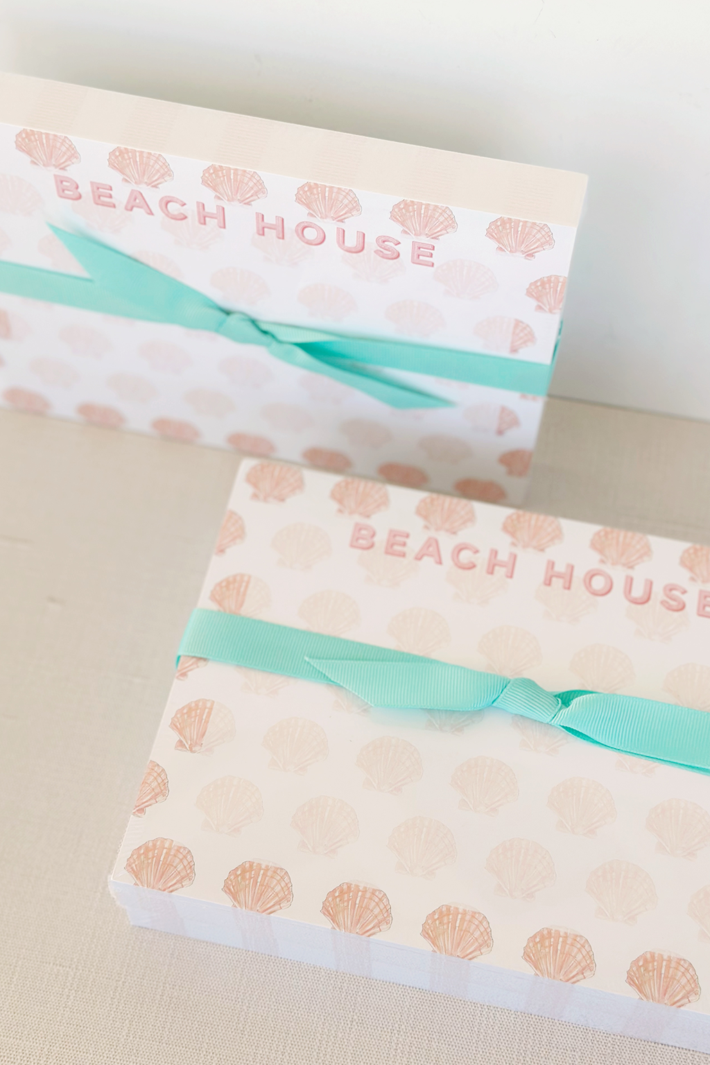 Beach House Shell Slab Notepad