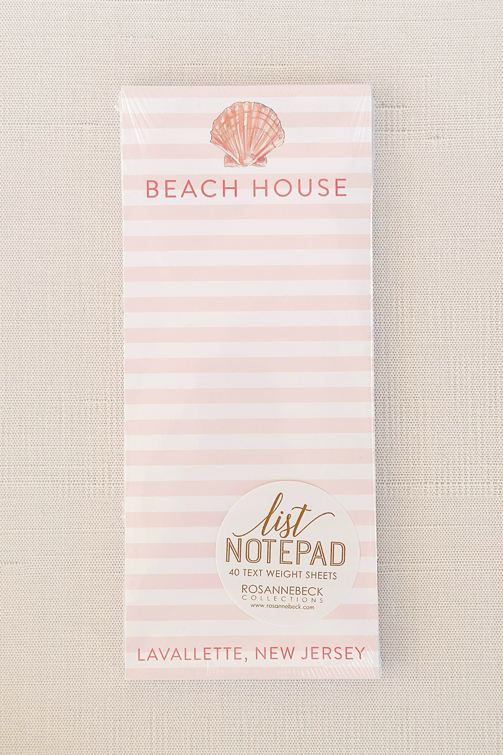 Beach House Shell Skinny Notepad – shopsalthouse
