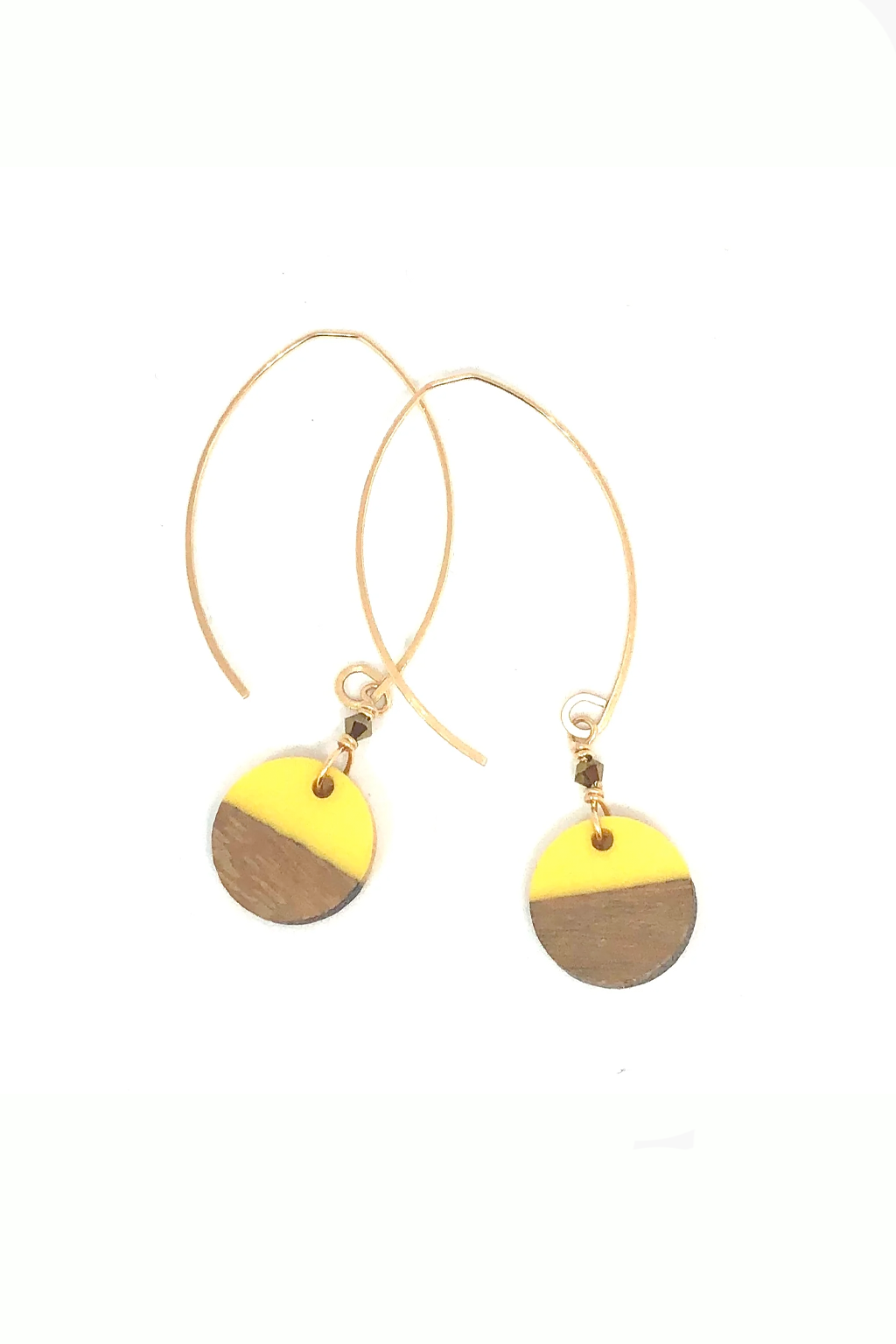 Resin Disc Earrings