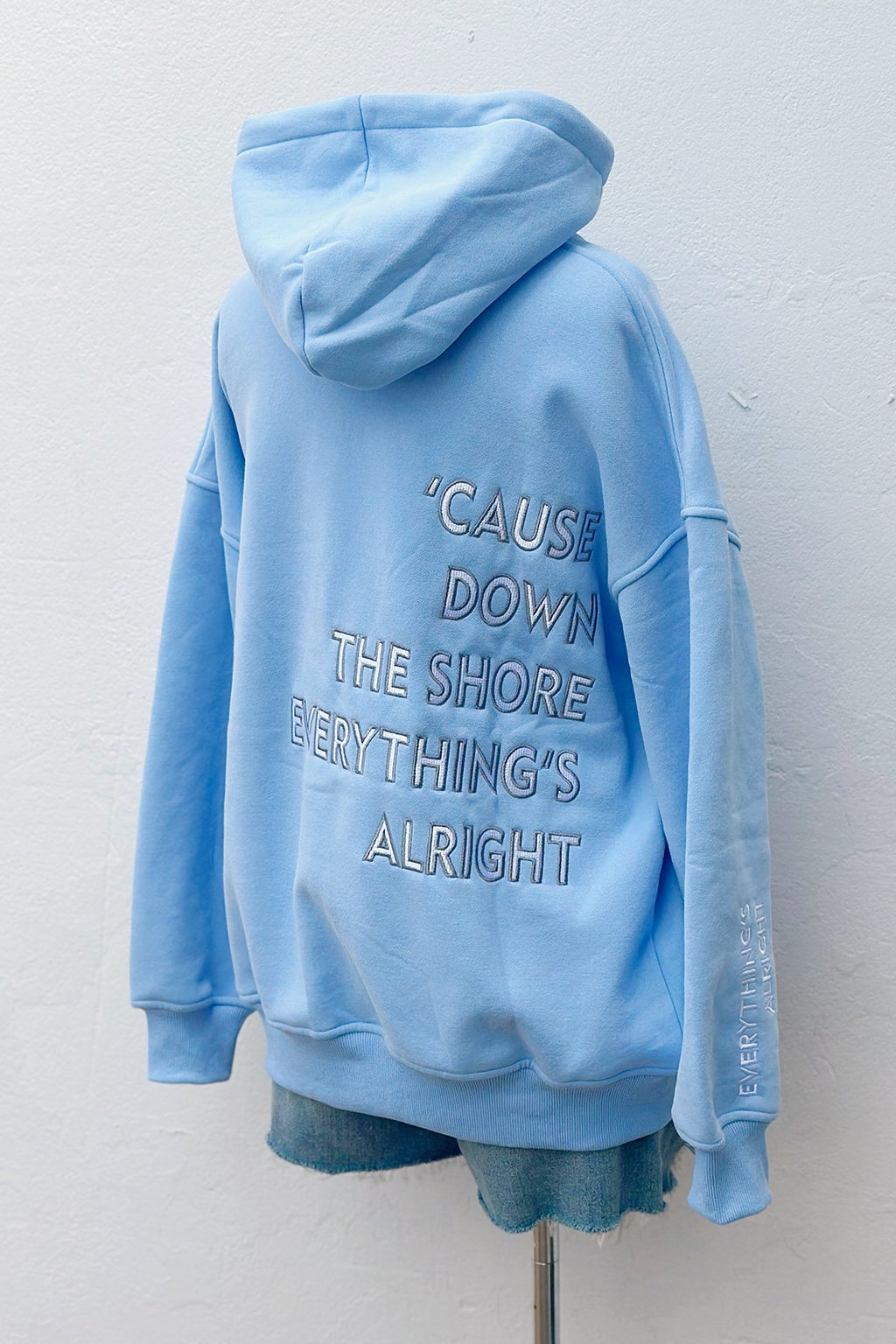 Down the Shore Embroidered Hoodie