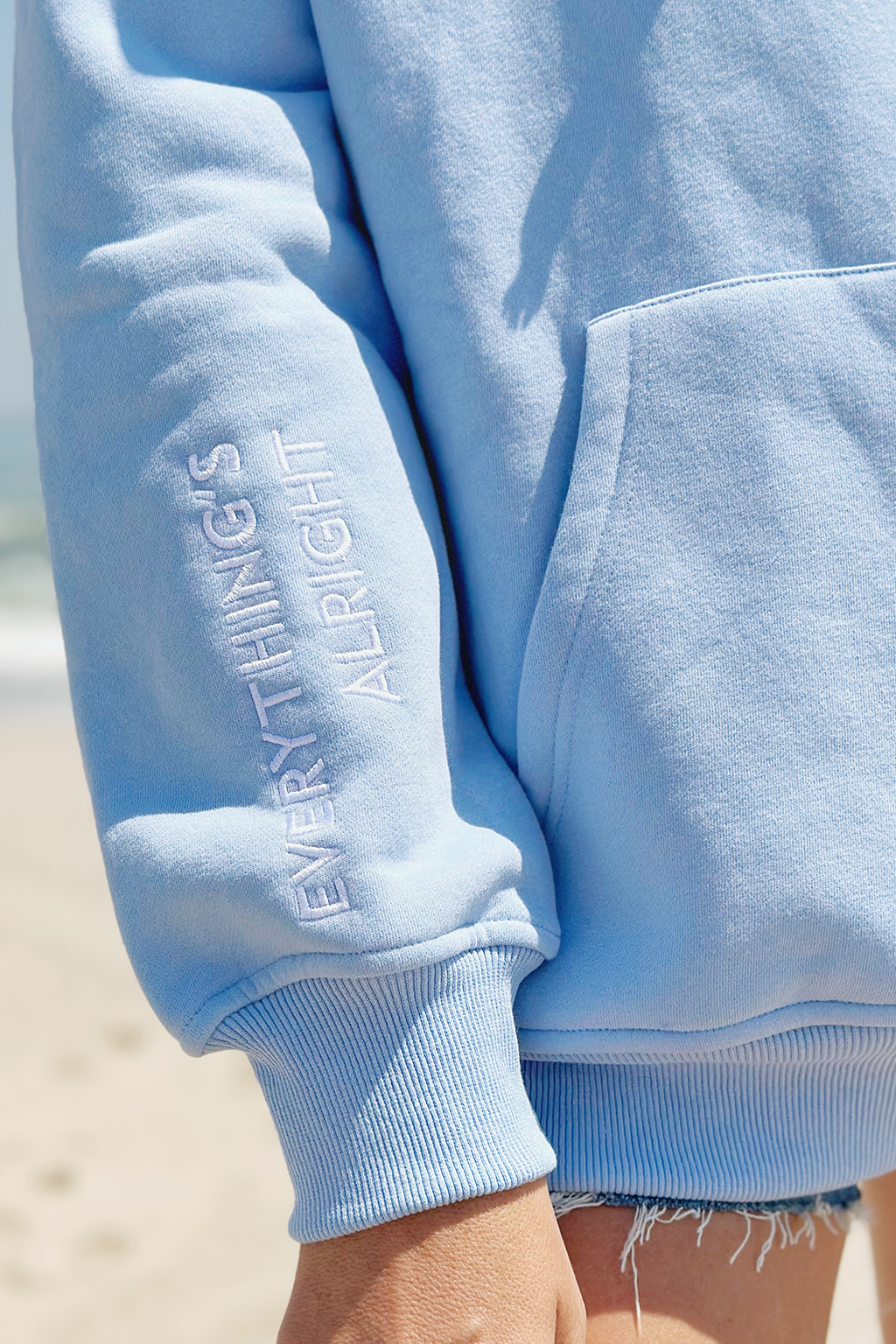 Down the Shore Embroidered Hoodie