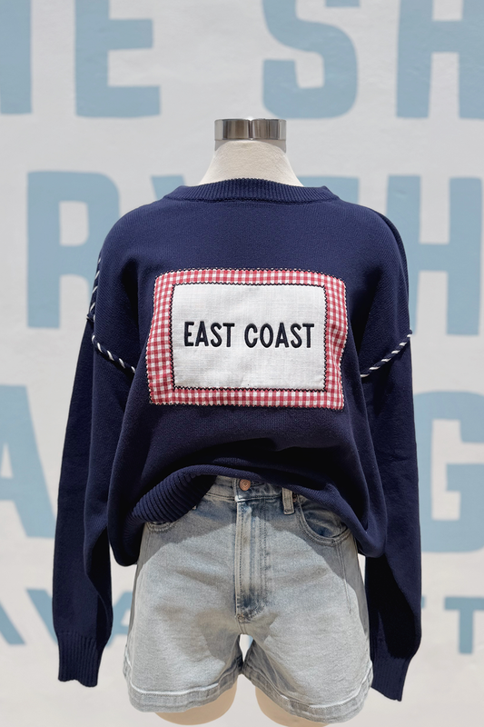 East Coast Gingham Sweater