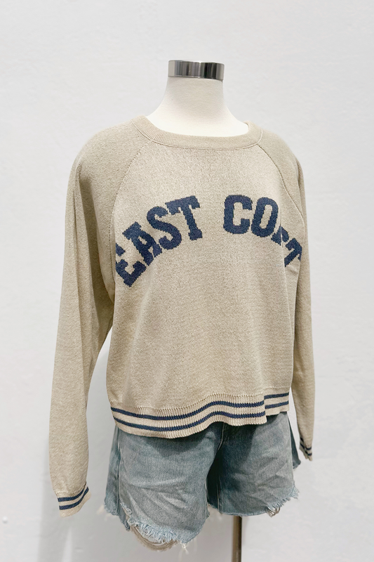 Raglan Sweater Curved East Coast