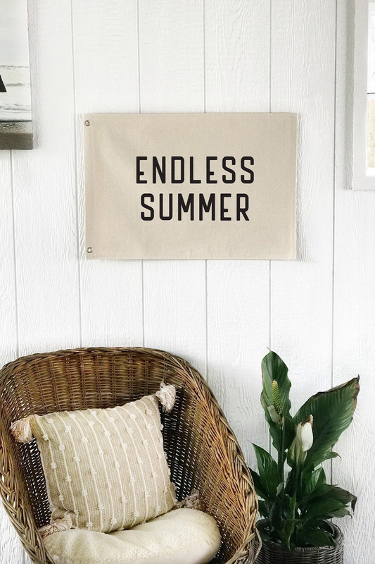 Endless Summer Canvas Wall Flag