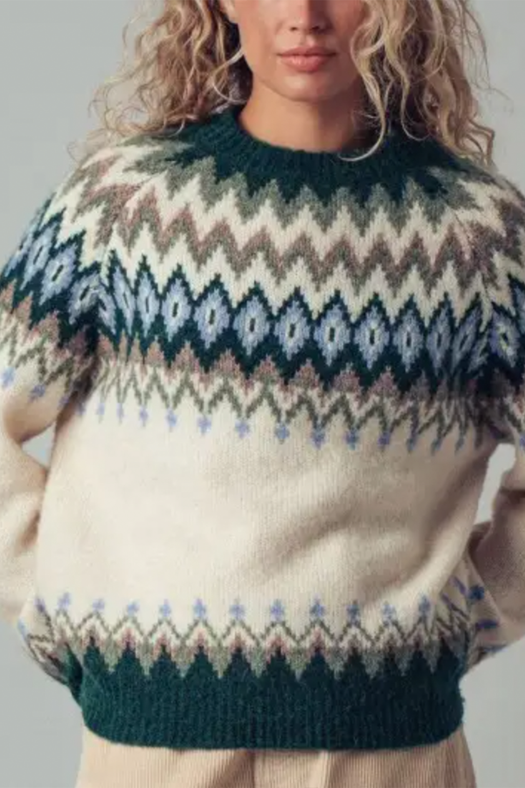 Fairisle Woool Blend Sweater