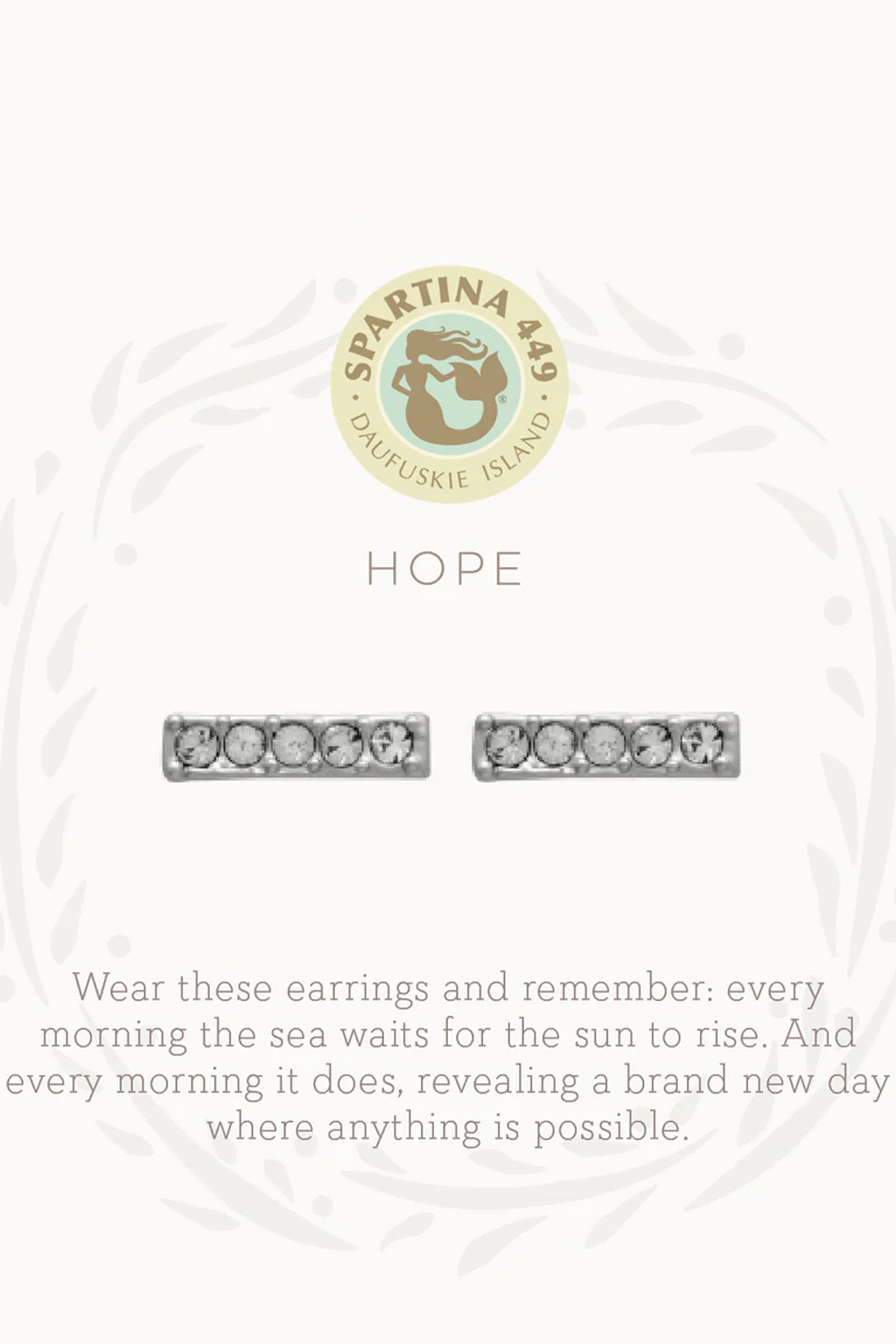 Sea La Vie Silver Earrings