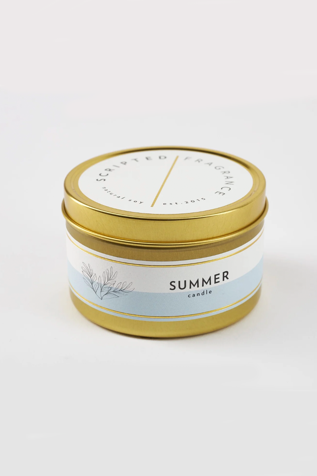 Summer Large Tin Candle