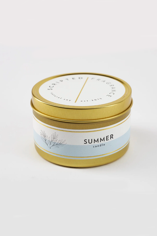 Summer Large Tin Candle