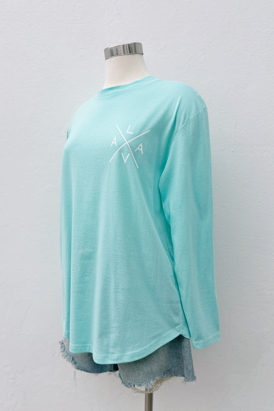 LAVA X Curved Hem LS Tee