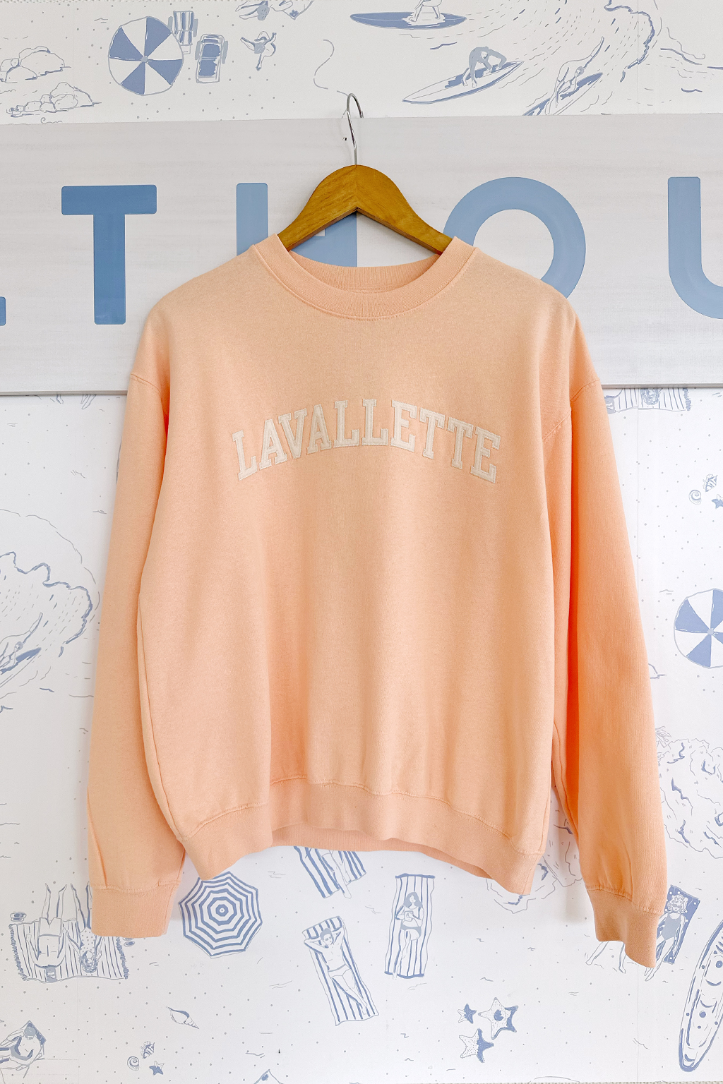 Lavallette Applique Crewneck