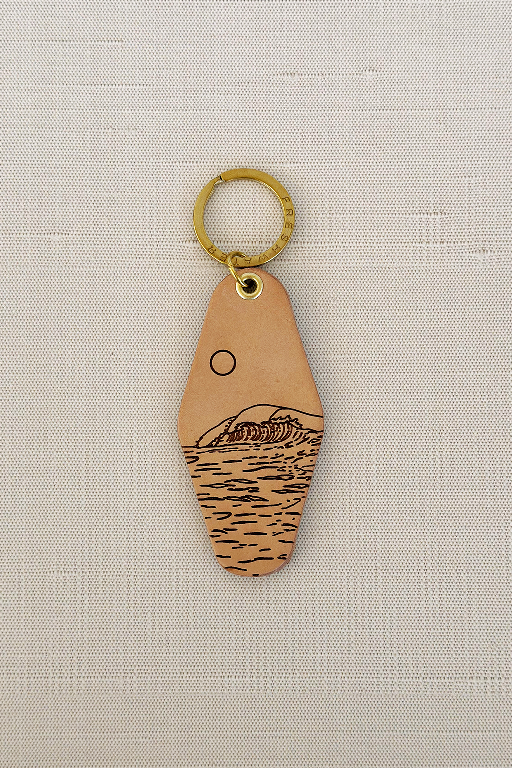 Ocean Waves Hotel Keychain