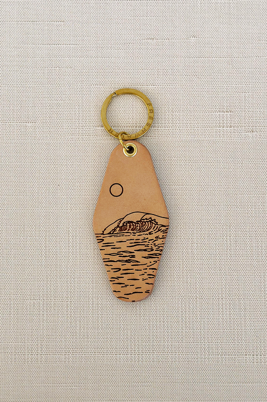 Ocean Waves Hotel Keychain