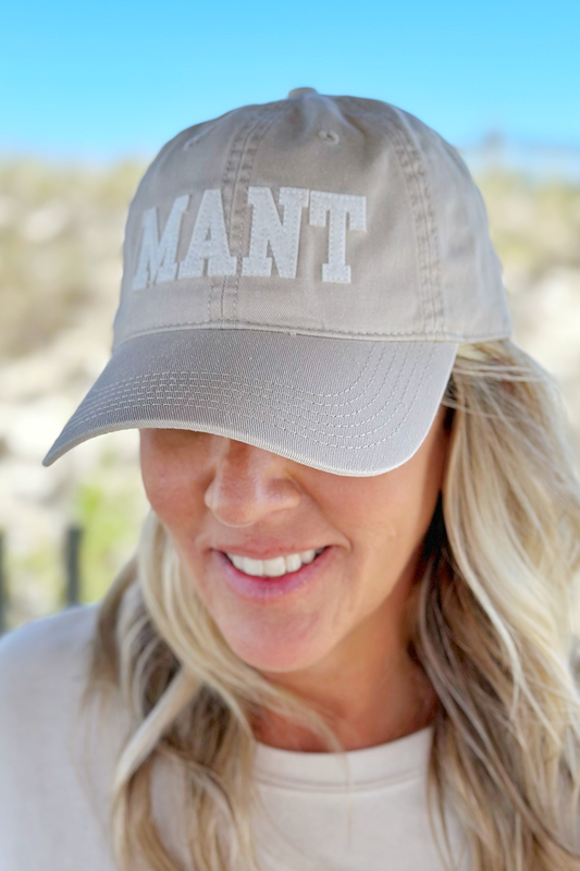 MANT Felt Embroidered Hat