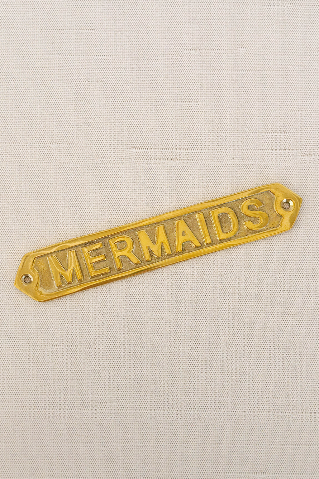 Brass Mermaids Sign