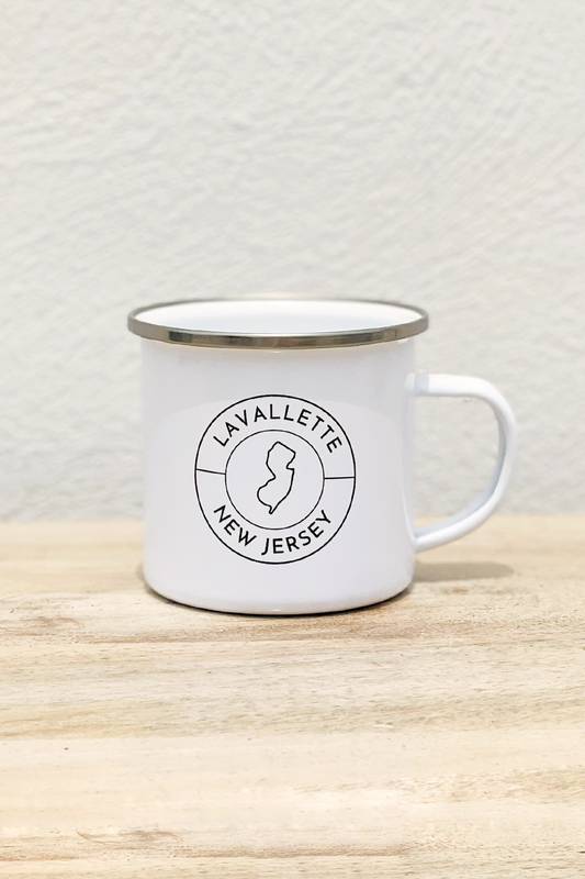 Lavallette Enamel Mug