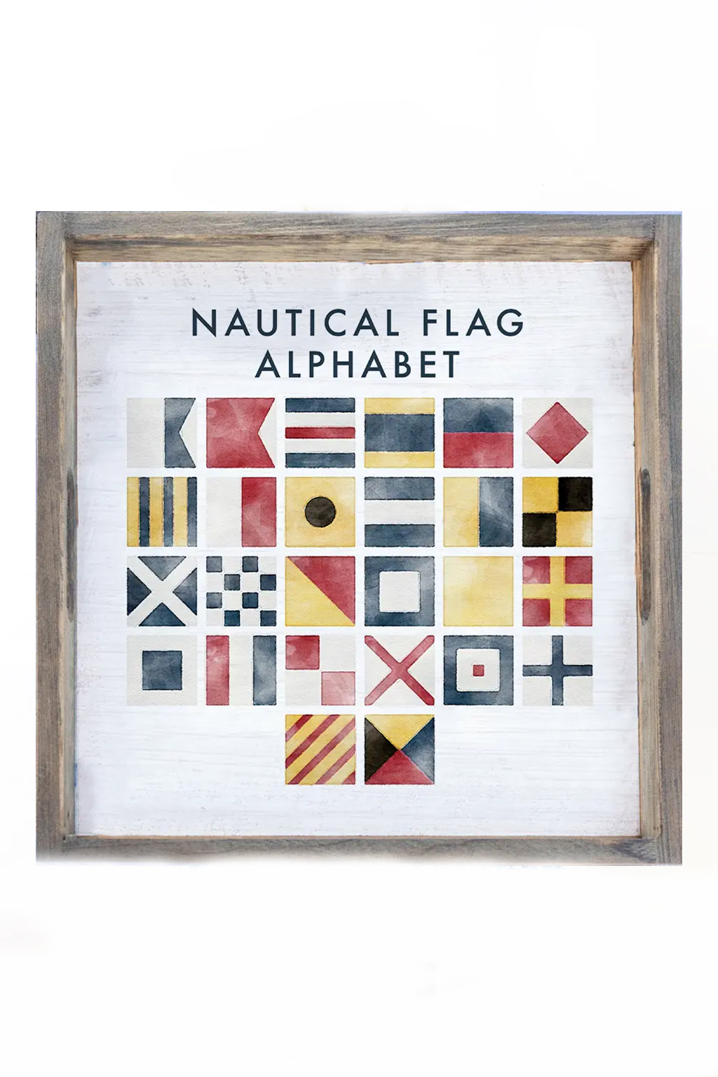 Nautical Flag Serving Tray