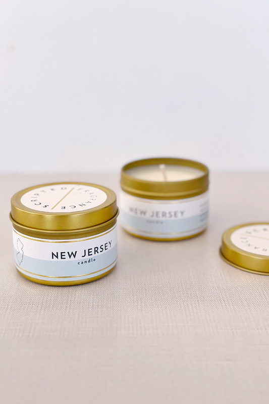 New Jersey Small Tin Candle