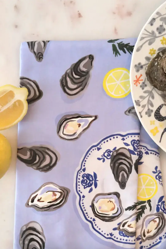 Oyster Cotton Tea Towel
