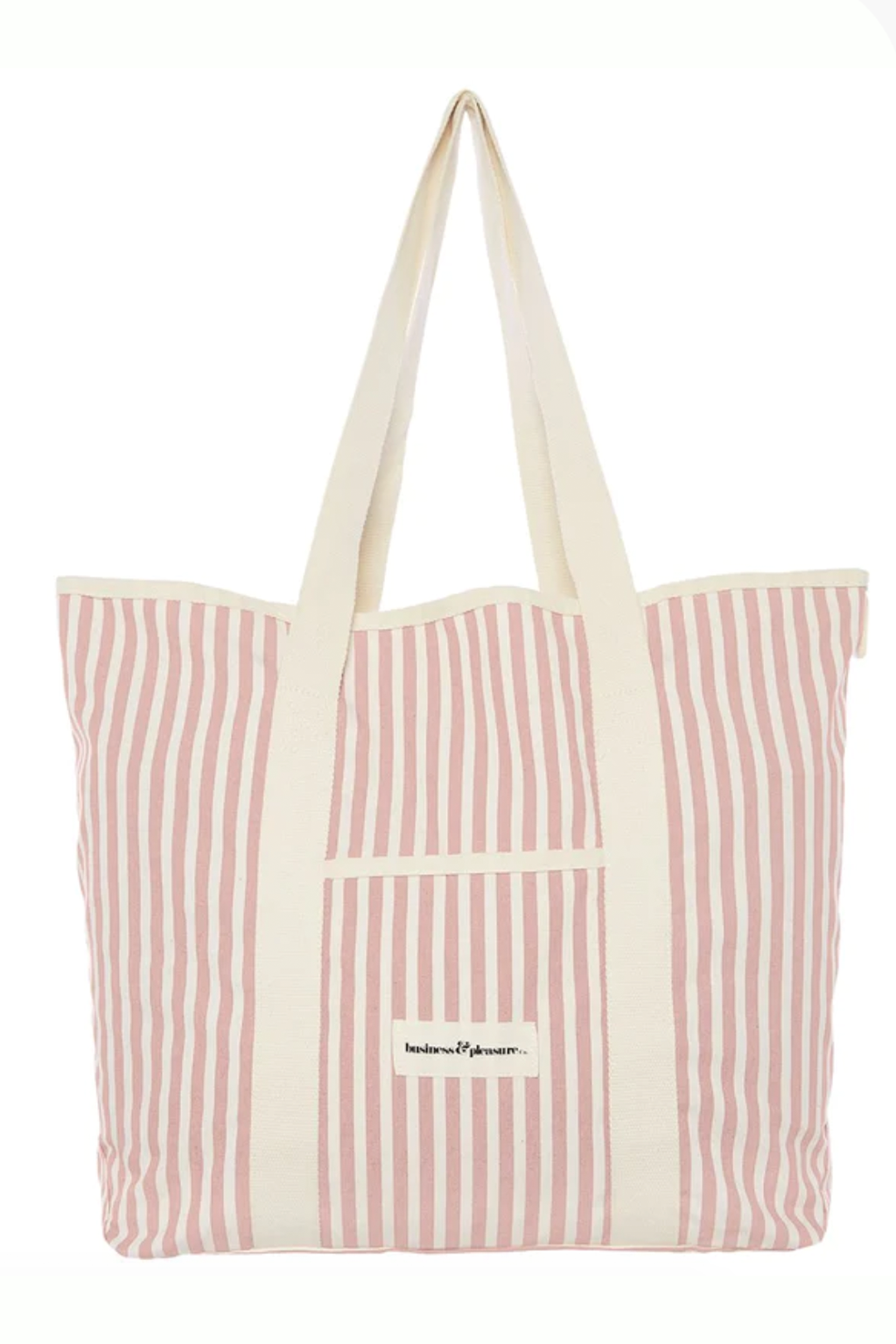 【EMIS】LINEN BEACH BAG-PINK/IVORY Beach Bag – shopsalthouse