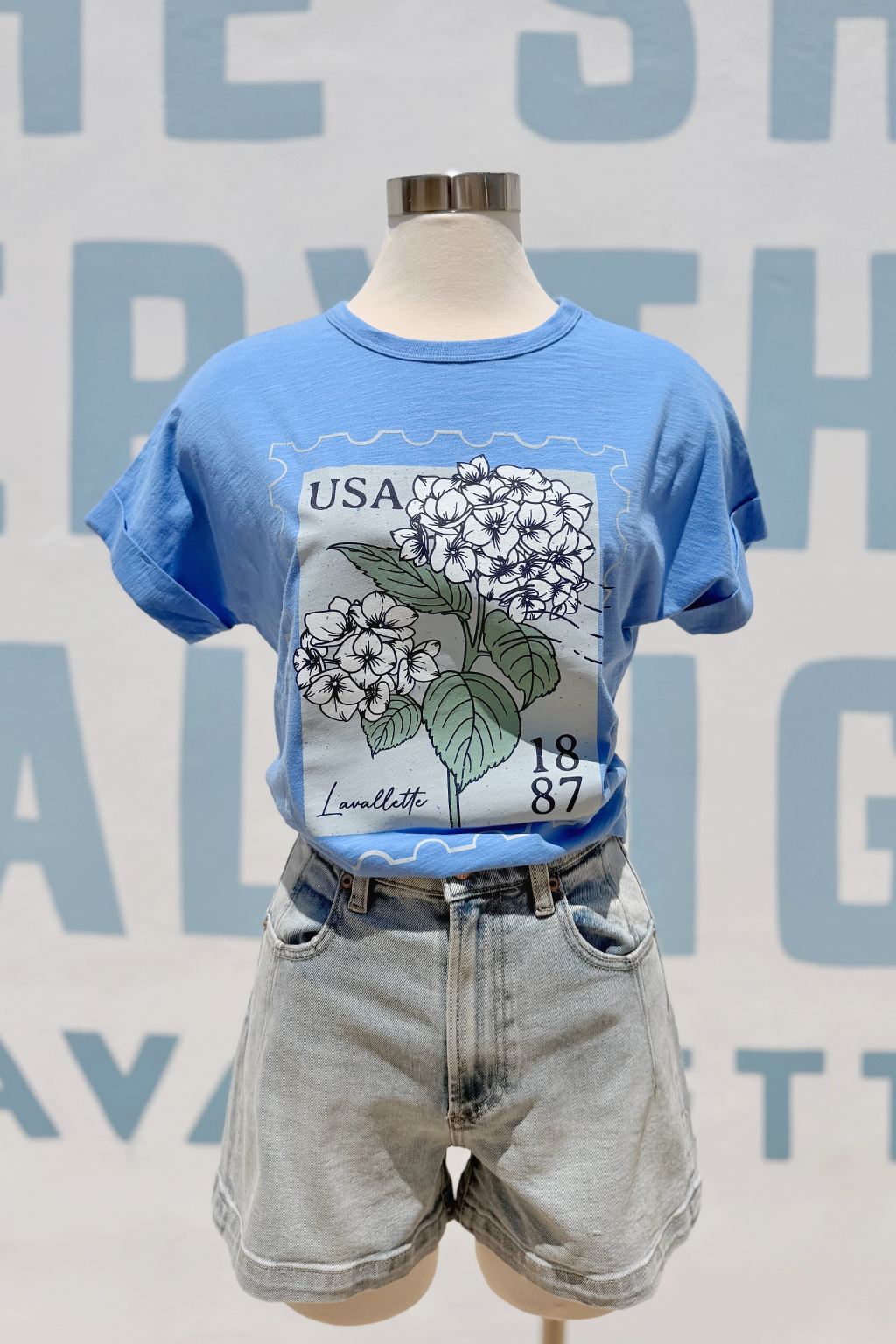 Lavallette Hydrangea Postage Tee