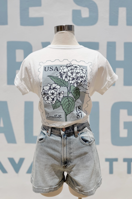 Lavallette Hydrangea Postage Tee