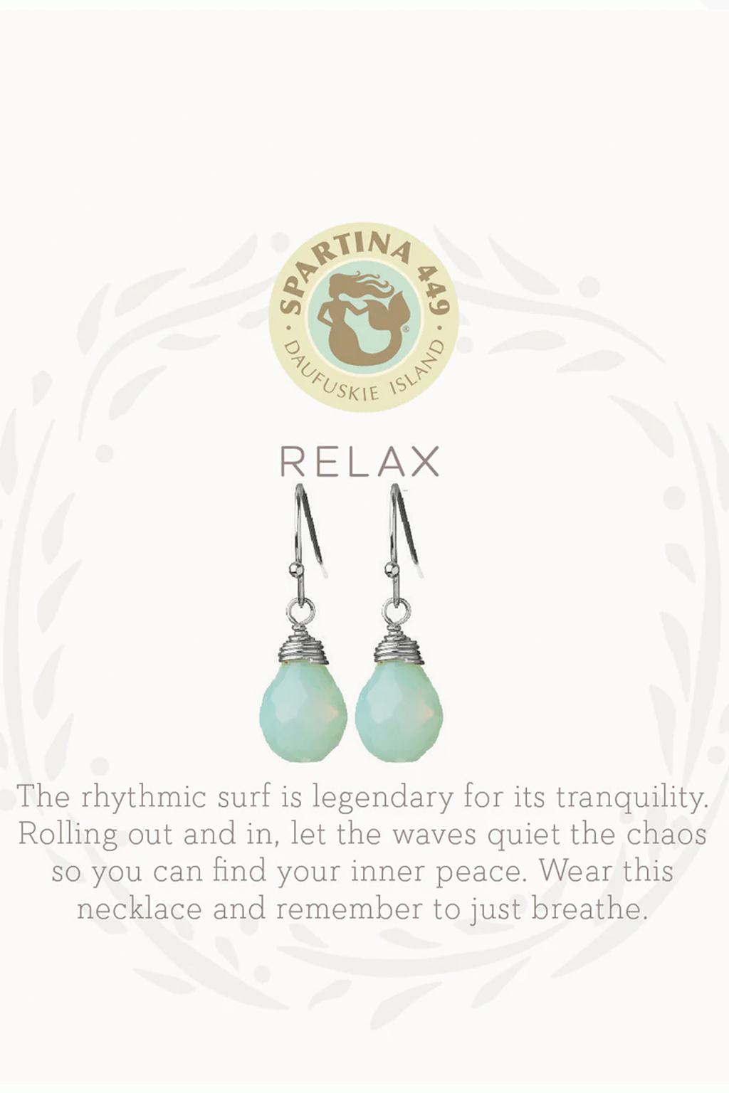 Sea La Vie Silver Earrings