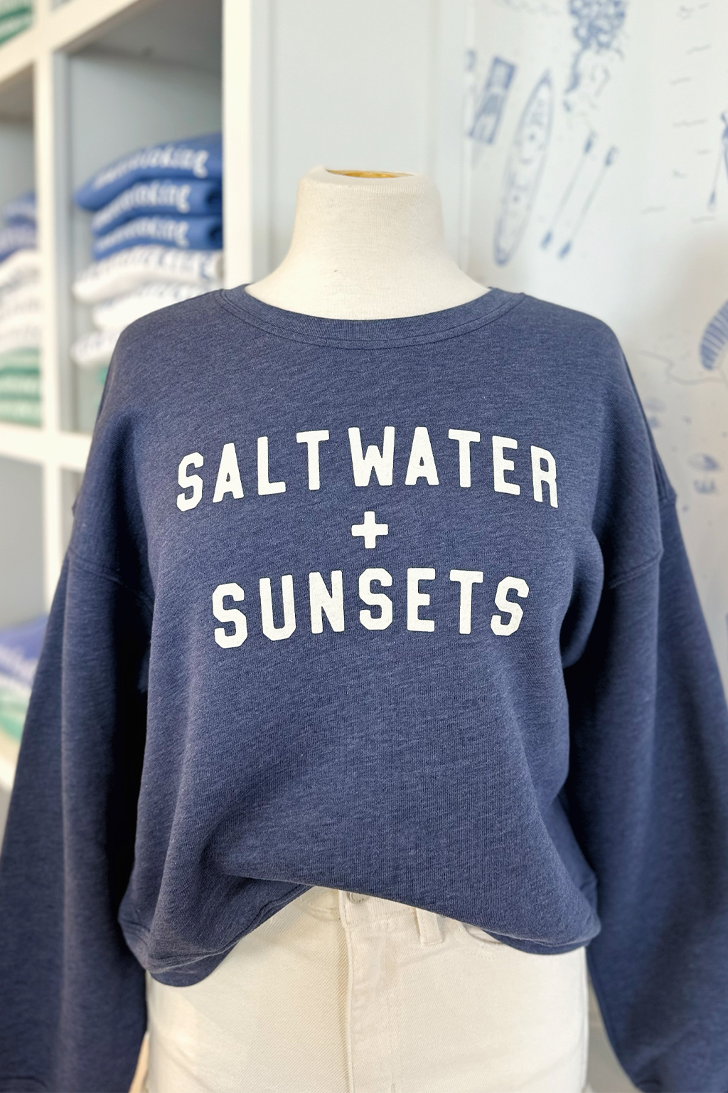 Saltwater and Sunsets Mid Sweatshort