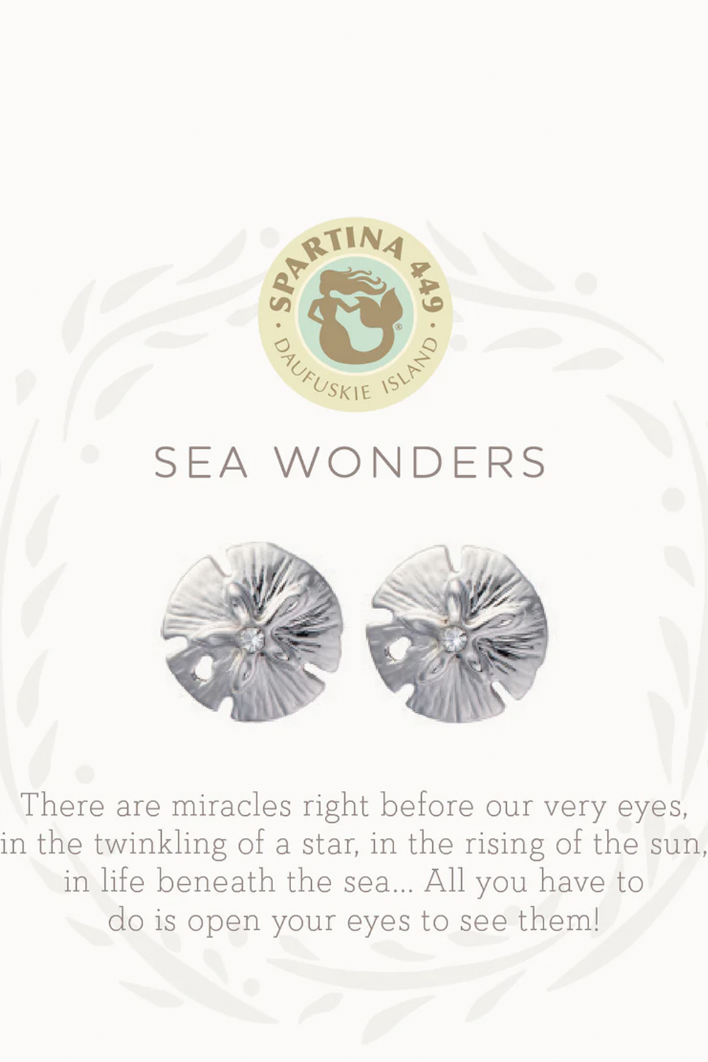 Sea La Vie Silver Earrings