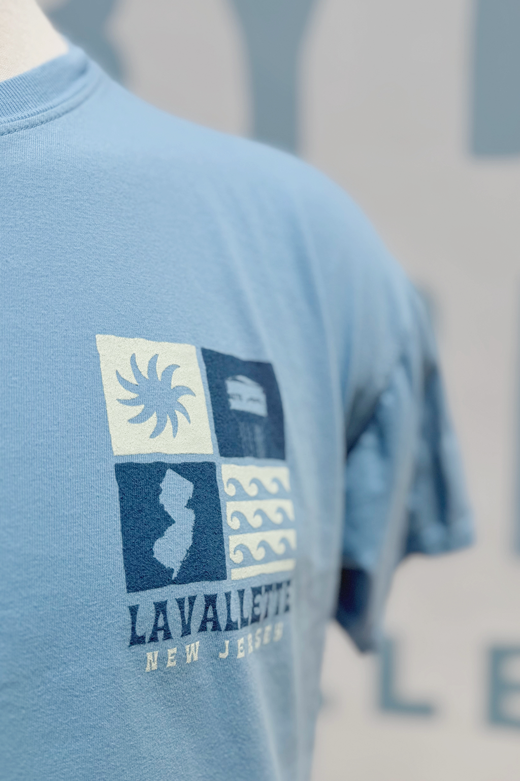 Unisex Lavallete Squares Tee