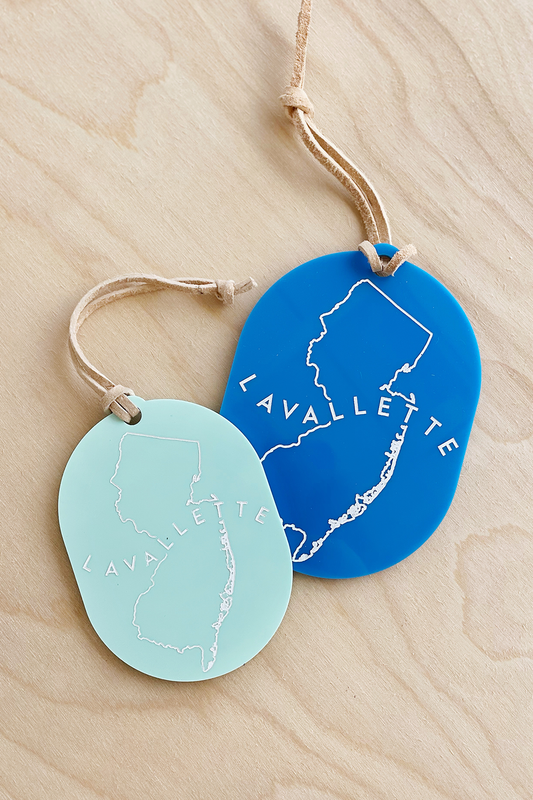 Wavy Lavallette Acrylic Ornament