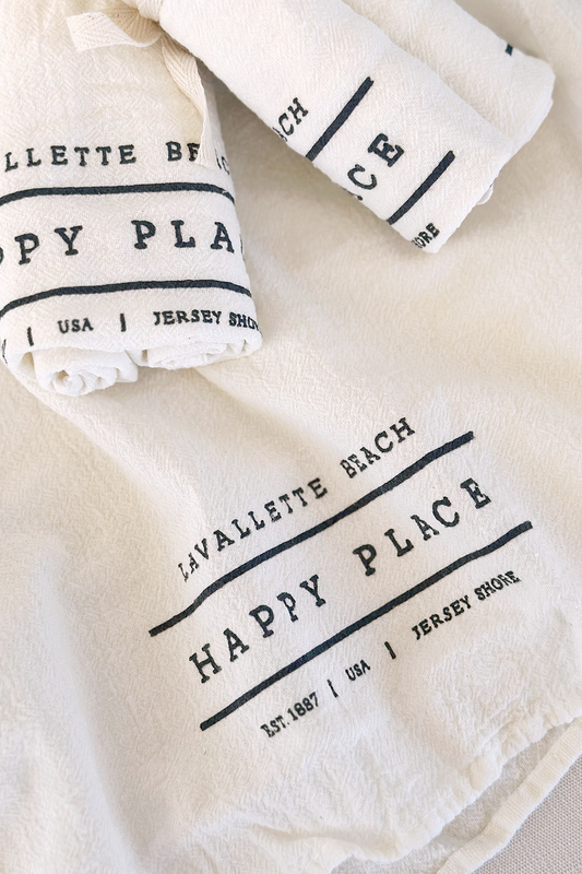 Happy Place Tea Towel