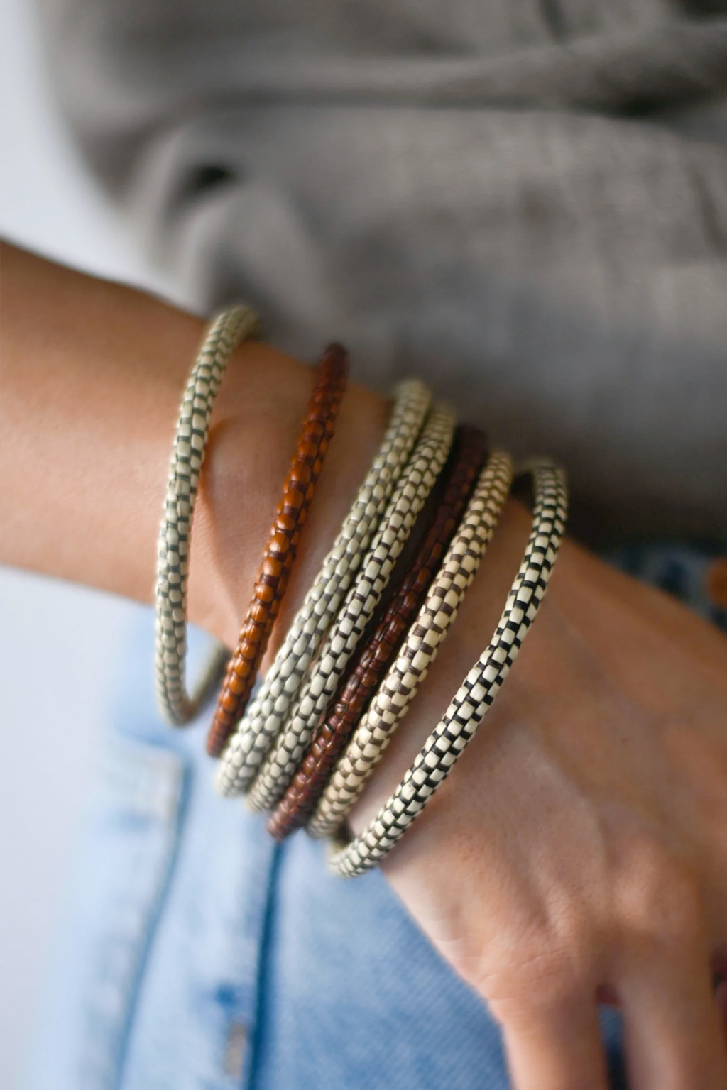 Raffia Bangles