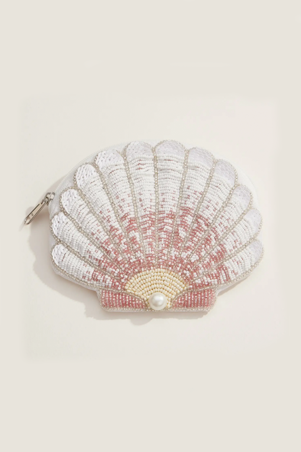 Beaded Shell Pouch