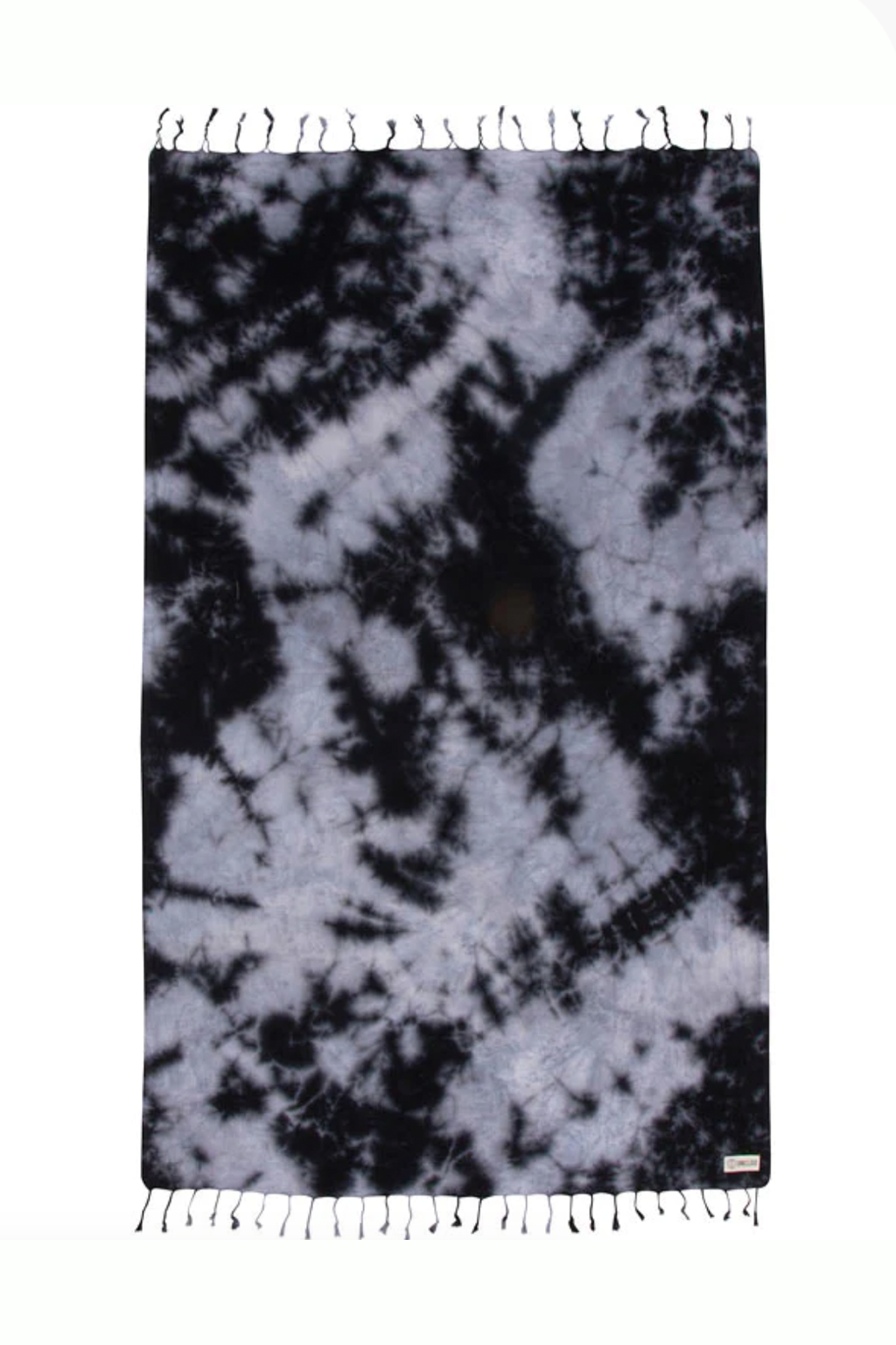 Black Acid Wash Towel