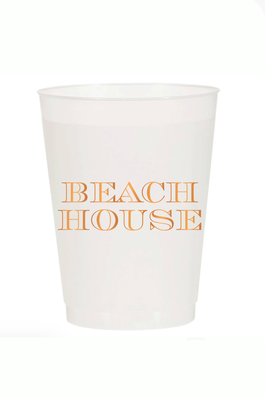 Beach House Reusable Cup Set