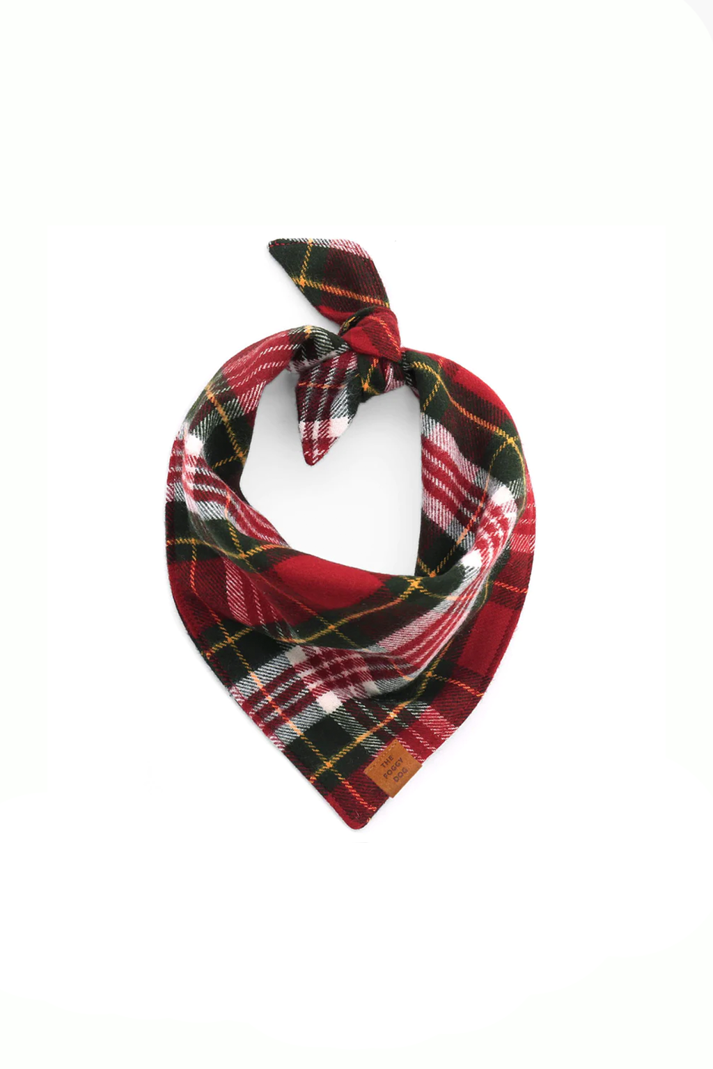 Holiday Plaid Flannel Dog Bandana